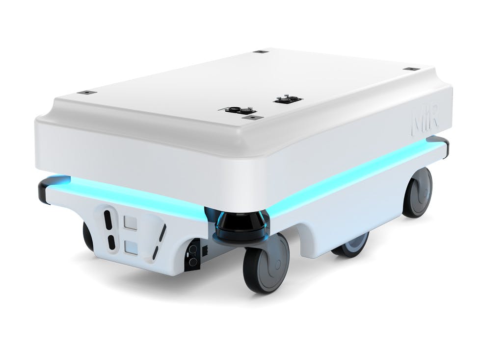 Industrial clearance mobile robot